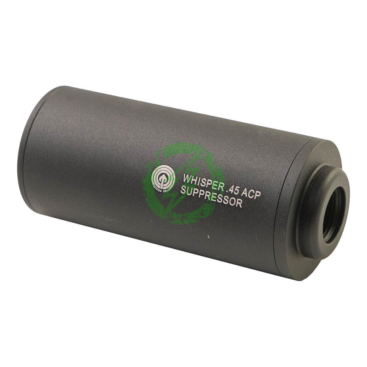OP Barrel Extension 大 Madbull Airsoft | Whisper .45ACP Barrel Extension | Black
