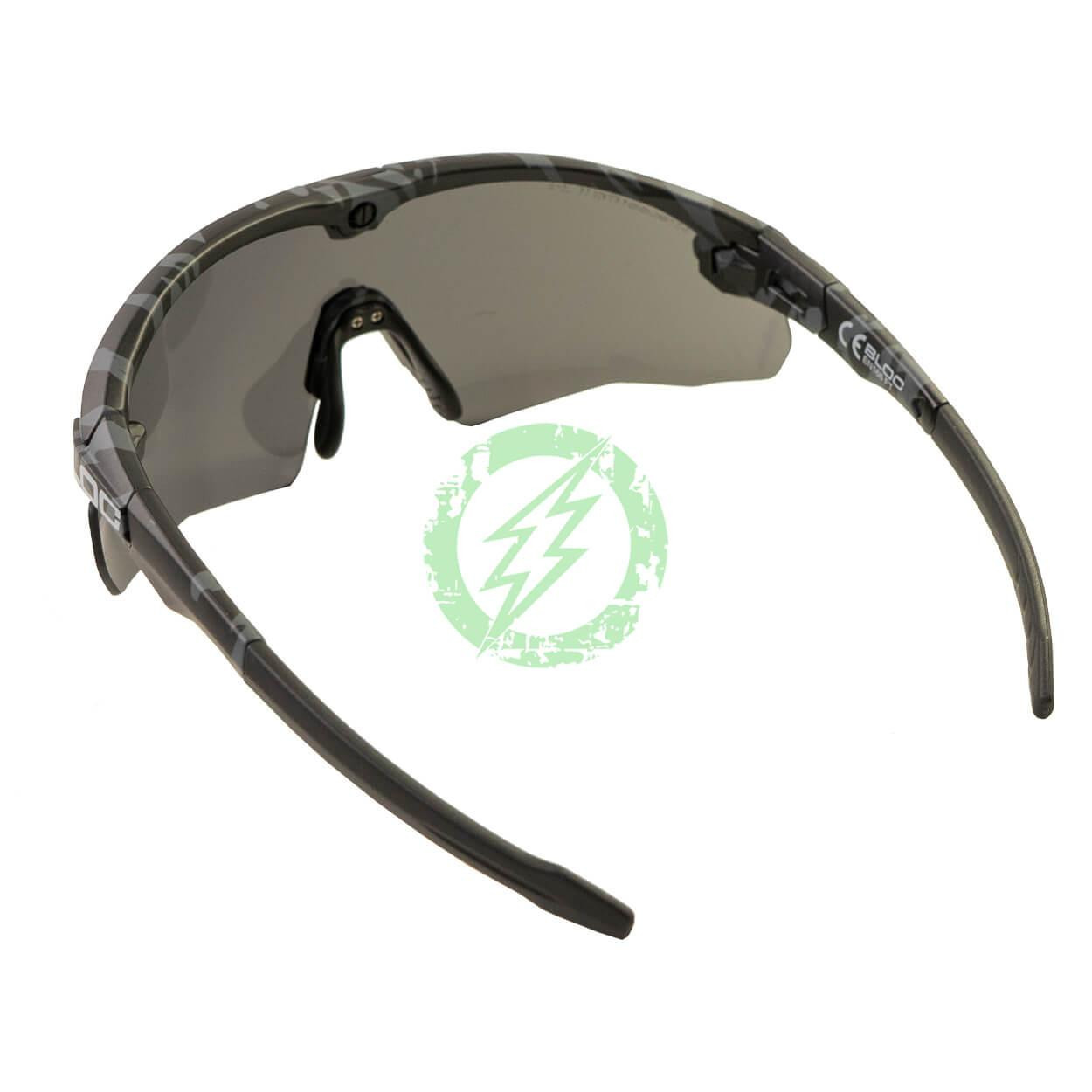  BLOC Tactical LYNX 3 Lens Complete Set | Black Frame with Grey, Orange, Clear Lens, Soft Case & Hard Case 