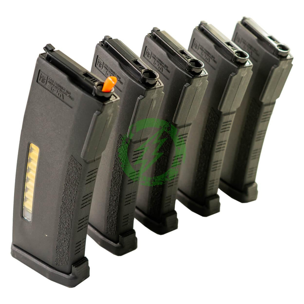 Wolverine Airsoft MTW PTS | EPM-MTW M4 Enhanced Polymer Magazine for Wolverine MTW/Article Series (Black / 5 Pack) 
