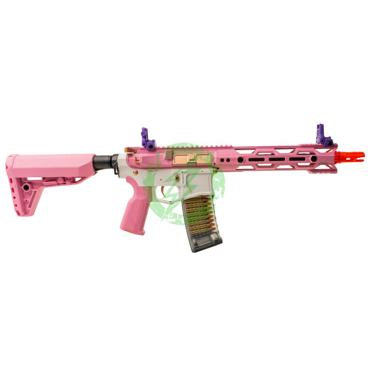 G&G CM16 Stealth 556 Airsoft Rifle | Taffy Pink / Macaron Blue