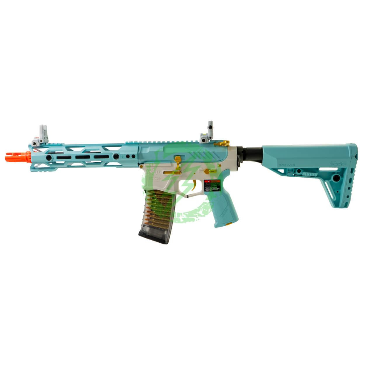 G&G CM16 Stealth 556 Airsoft Rifle | Taffy Pink / Macaron Blue