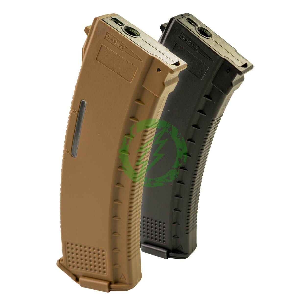  Arcturus AK MOD1 200 Round Mid-Cap Windowed EMM Magazine (Black / Tan  / Single) 