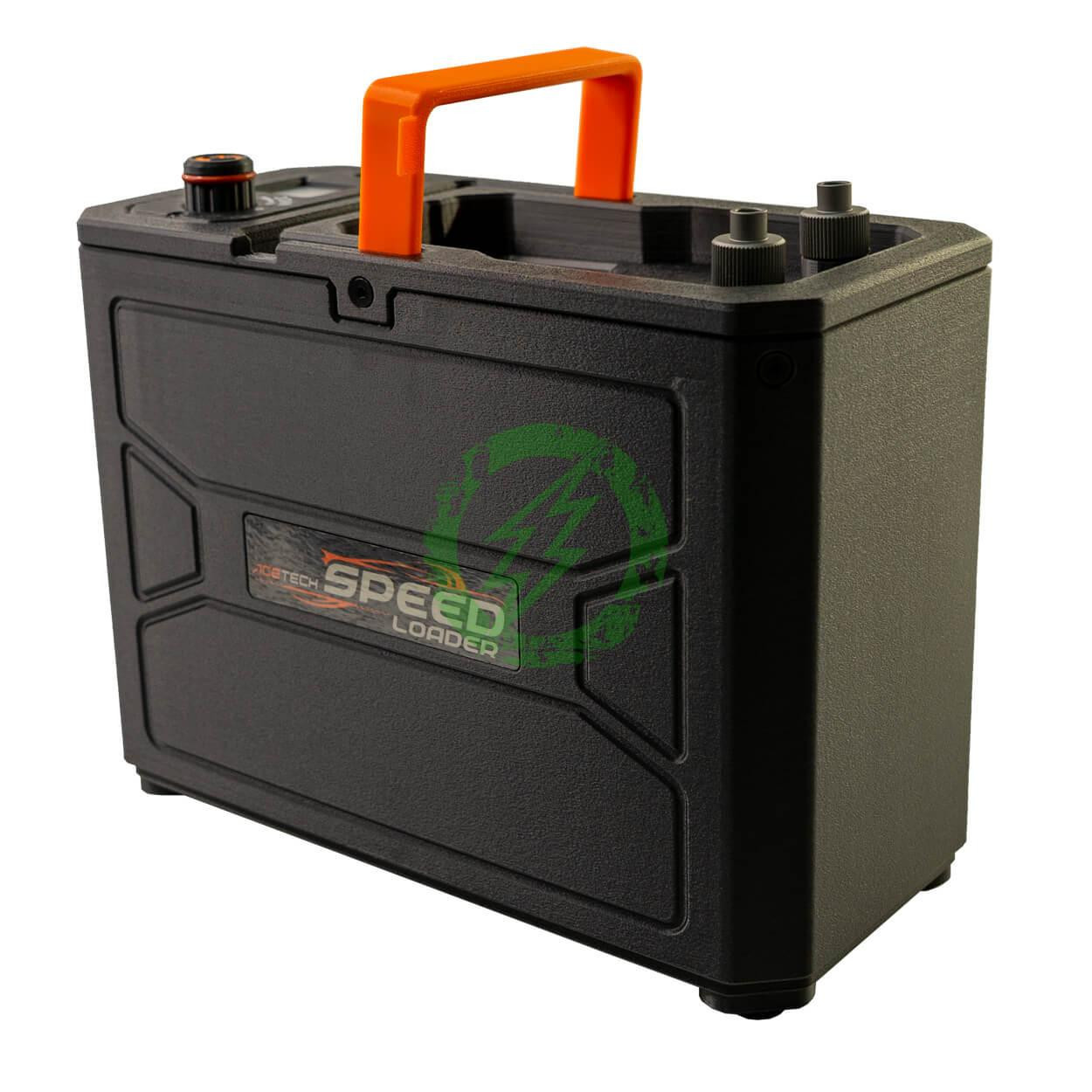 ACETECH Acetech | Large Capacity 12000 BB High Speed Lipo Powered Automatic Electric Airsoft BB Loader (Black) 