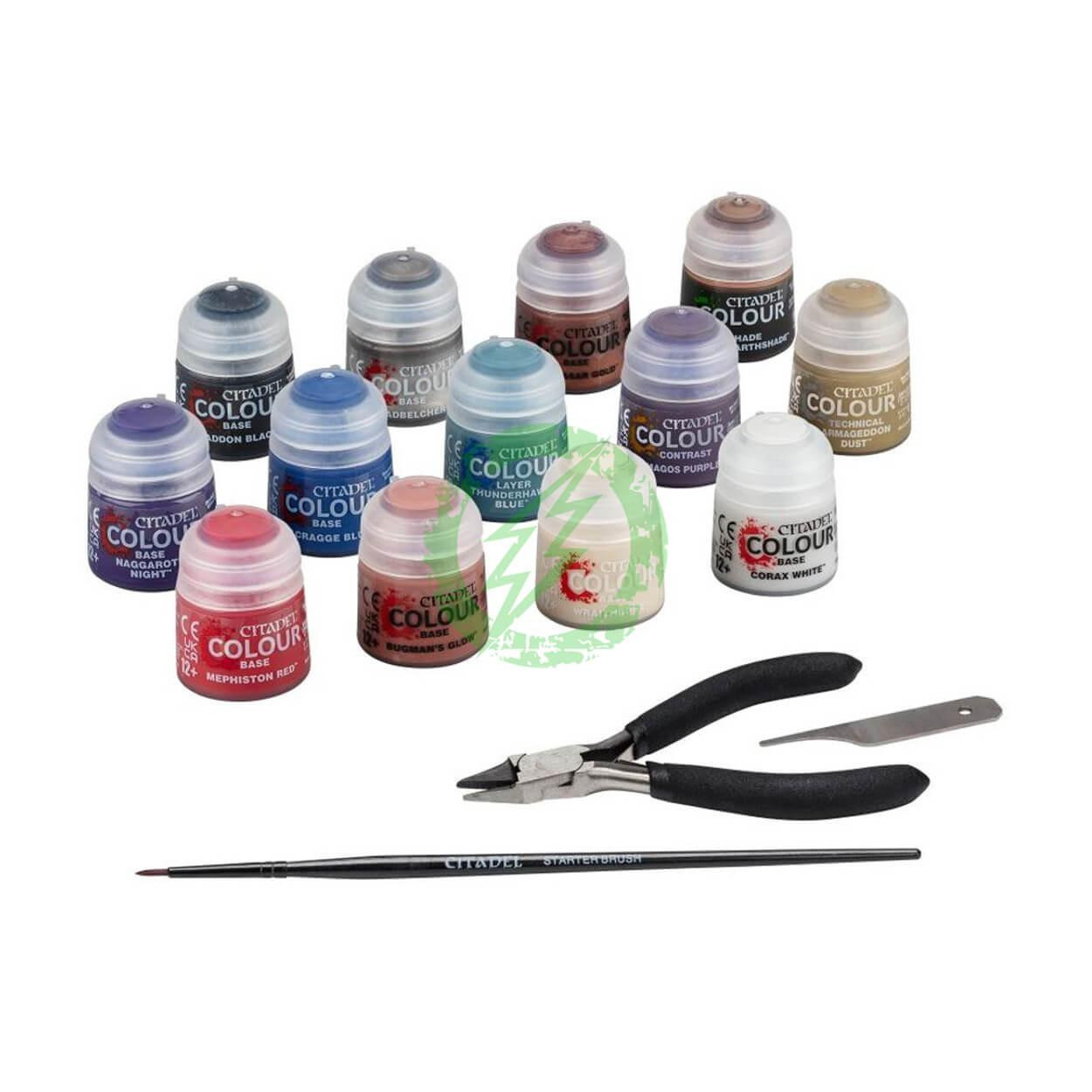  Games Workshop | Warhammer 40k Paints + Tools Set 