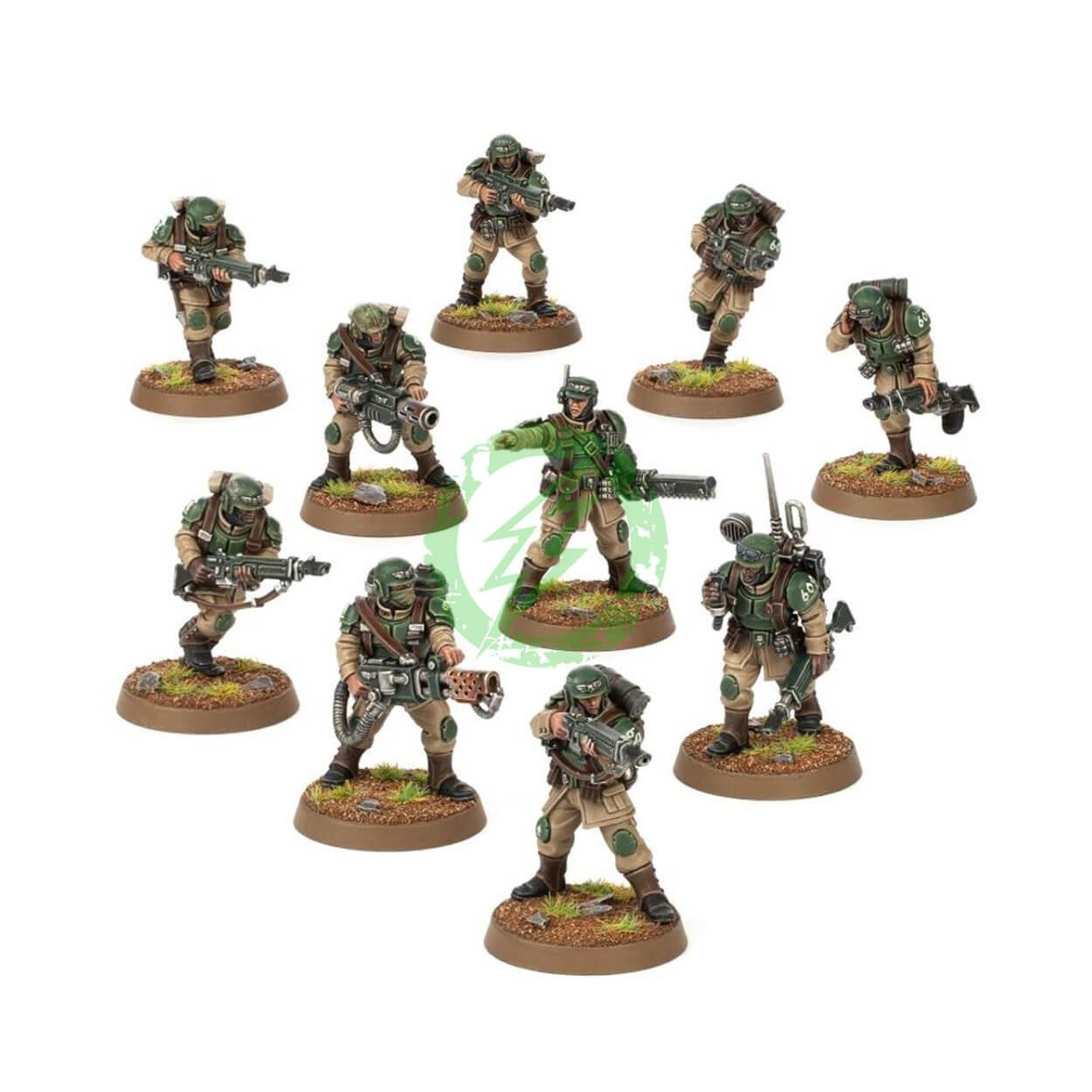  Games Workshop | Warhammer 40k Astra Militarum: Cadian Shock Troops 