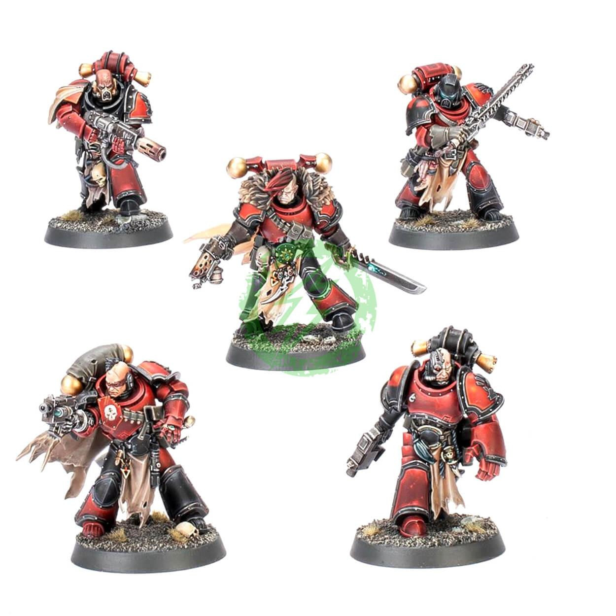  Games Workshop | Warhammer 40k Chaos Space Marines Red Corsairs Raiders 