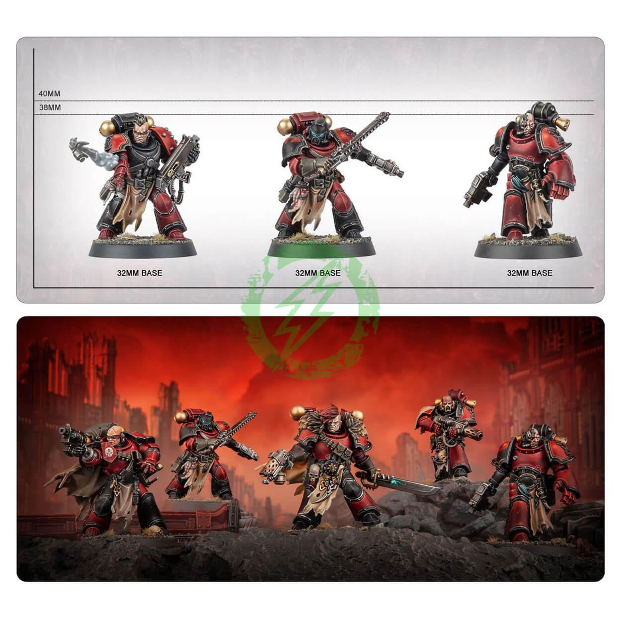  Games Workshop | Warhammer 40k Chaos Space Marines Red Corsairs Raiders 