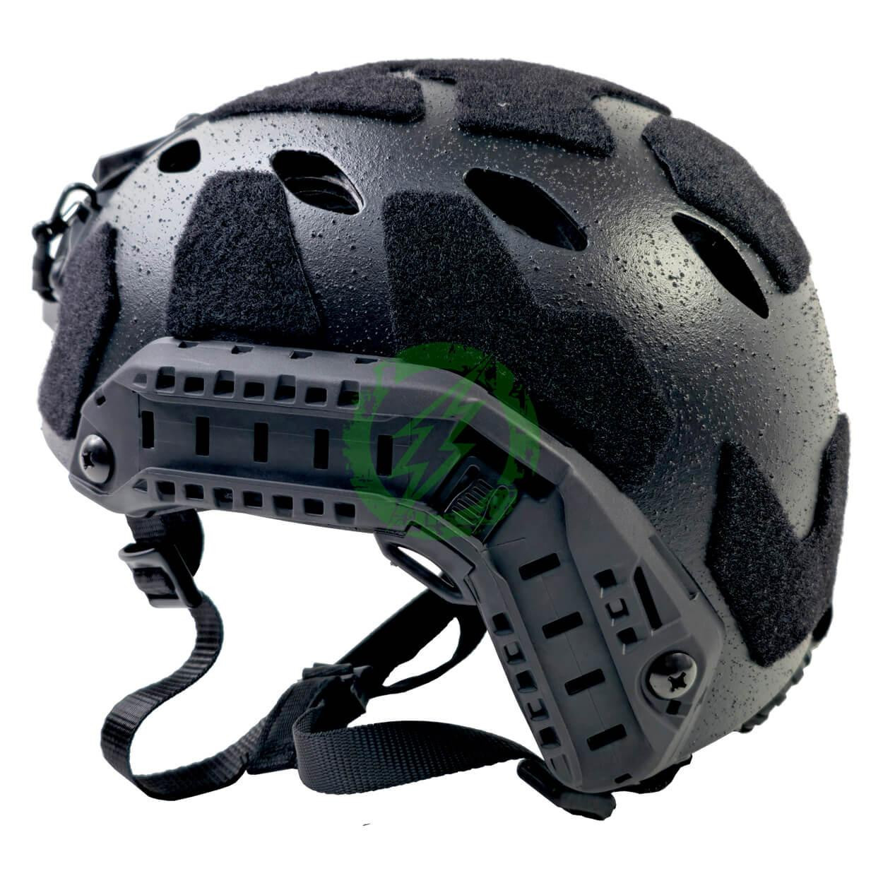  Matrix Vented High Cut Airsoft Helmet Black 