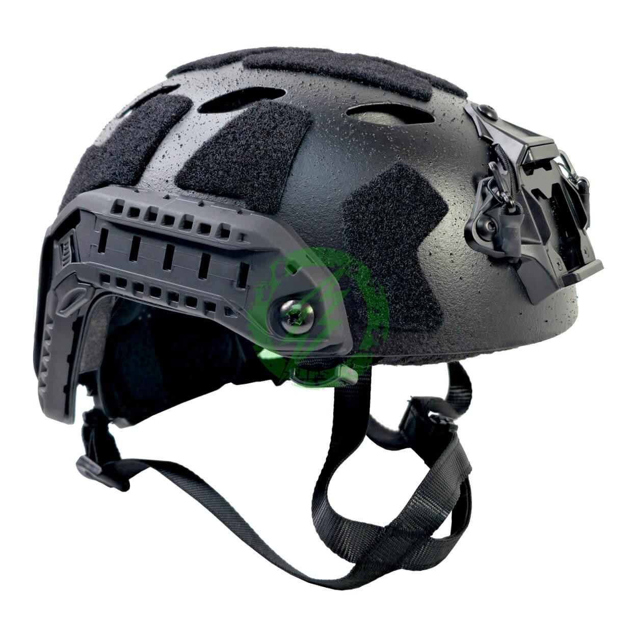  Matrix Vented High Cut Airsoft Helmet Black 