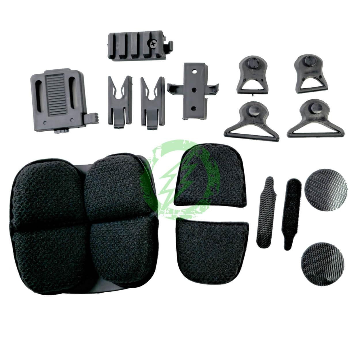  Matrix Vented High Cut Airsoft Helmet Black 