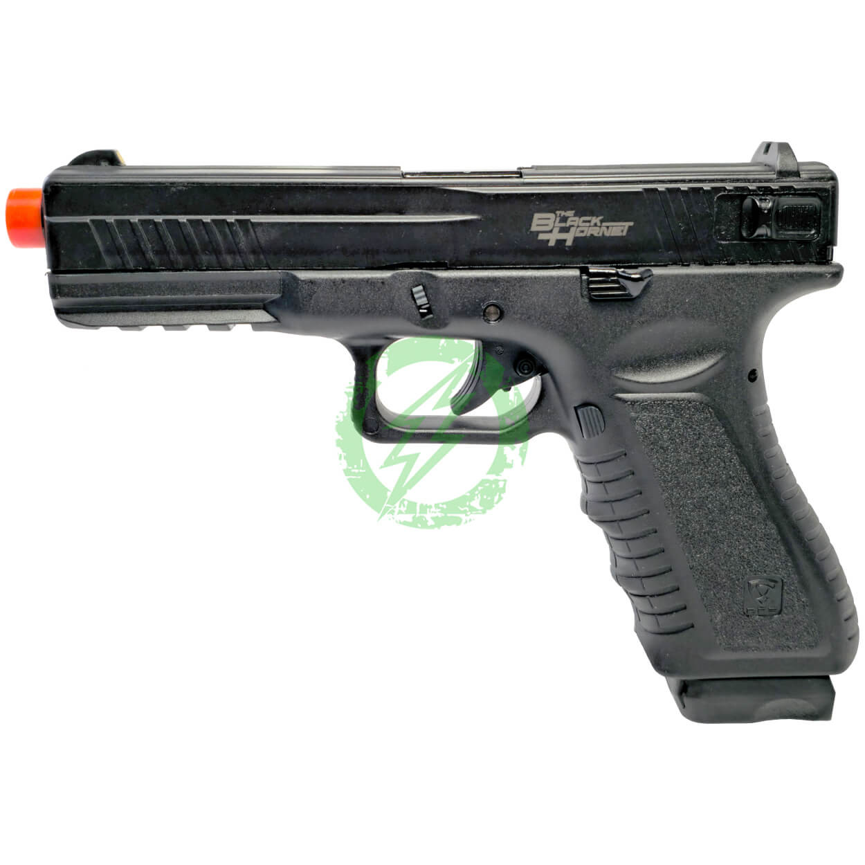 APS XTP Black Hornet Full Auto Co2 Powered Airsoft Pistol with Polymer Slide | Japan Version