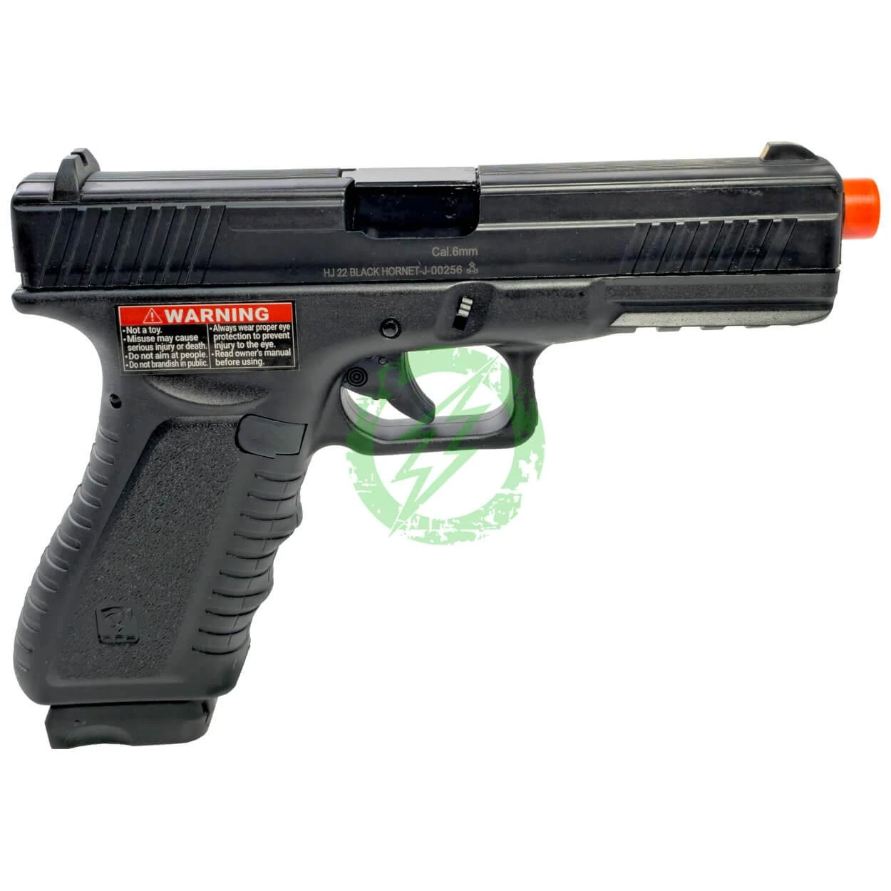  APS XTP Black Hornet Full Auto Co2 Powered Airsoft Pistol with Polymer Slide | Japan Version 