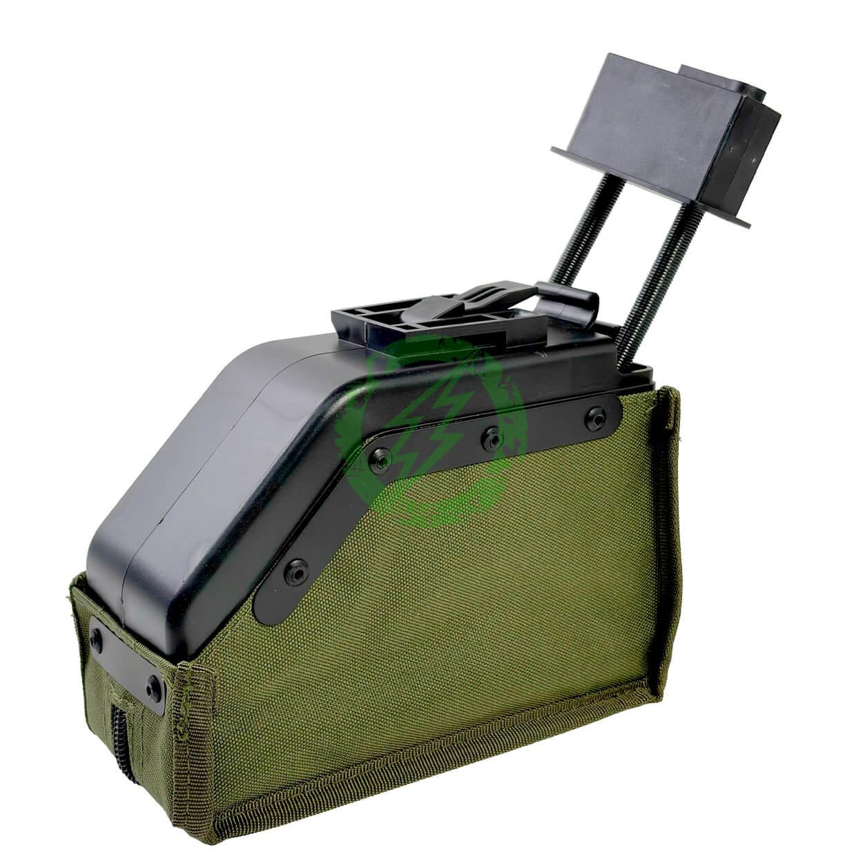  Cybergun 2000 Round Auto-Winding Box Magazine for M249 Series AEG 