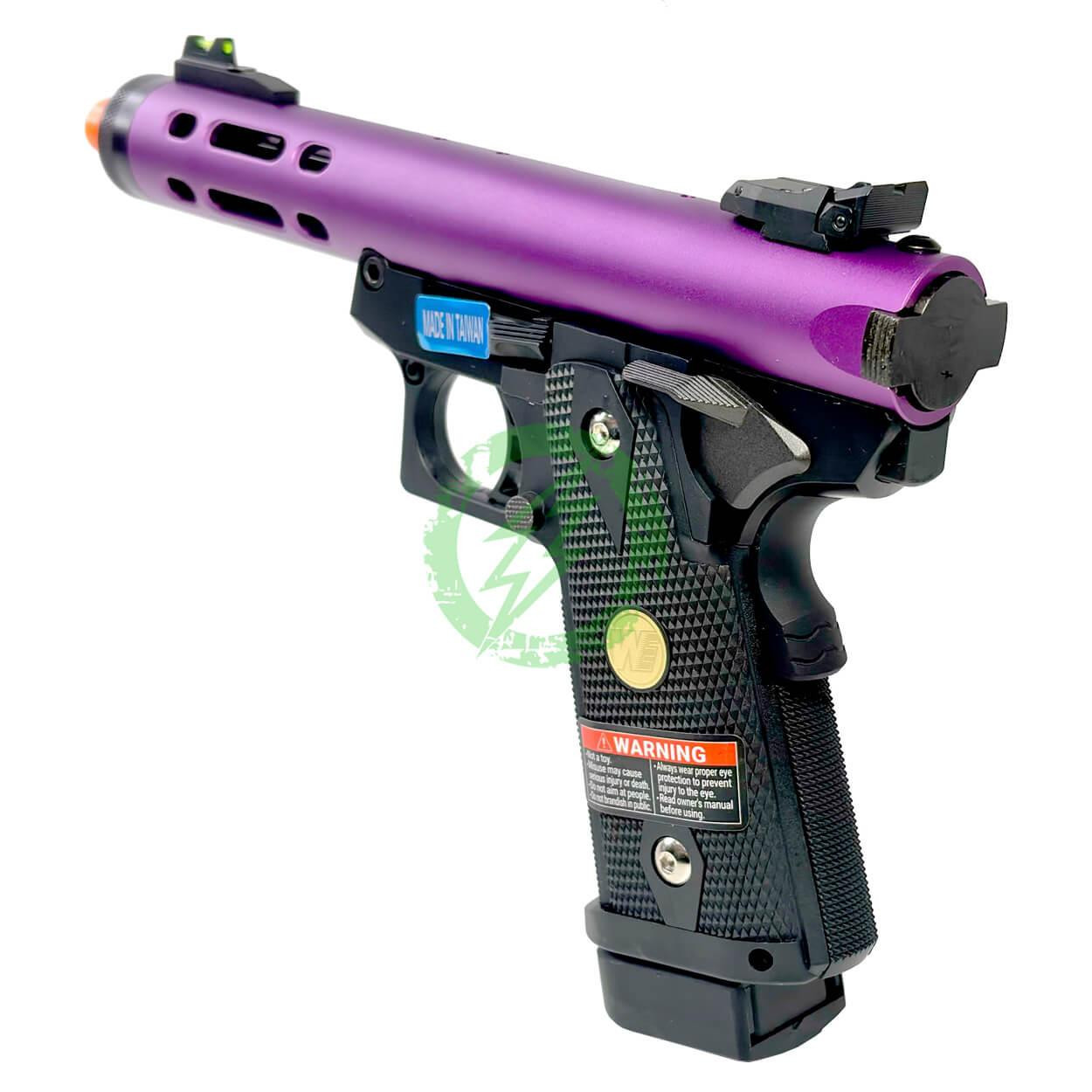  We-Tech Galaxy Hi-Capa Gas Blowback Airsoft Pistol | Gold & Purple 