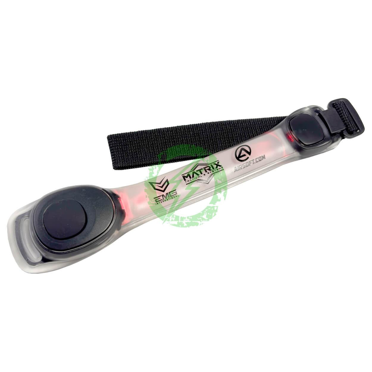  EMG Airsoft Nation IFF LED Markers Arm Band Black | Red Light Only 