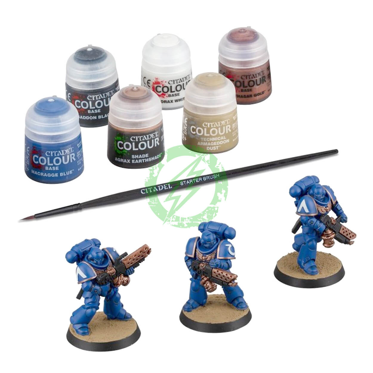 Games Workshop Warhammer 40k Space Marines: Infernus Marines + Paint Set