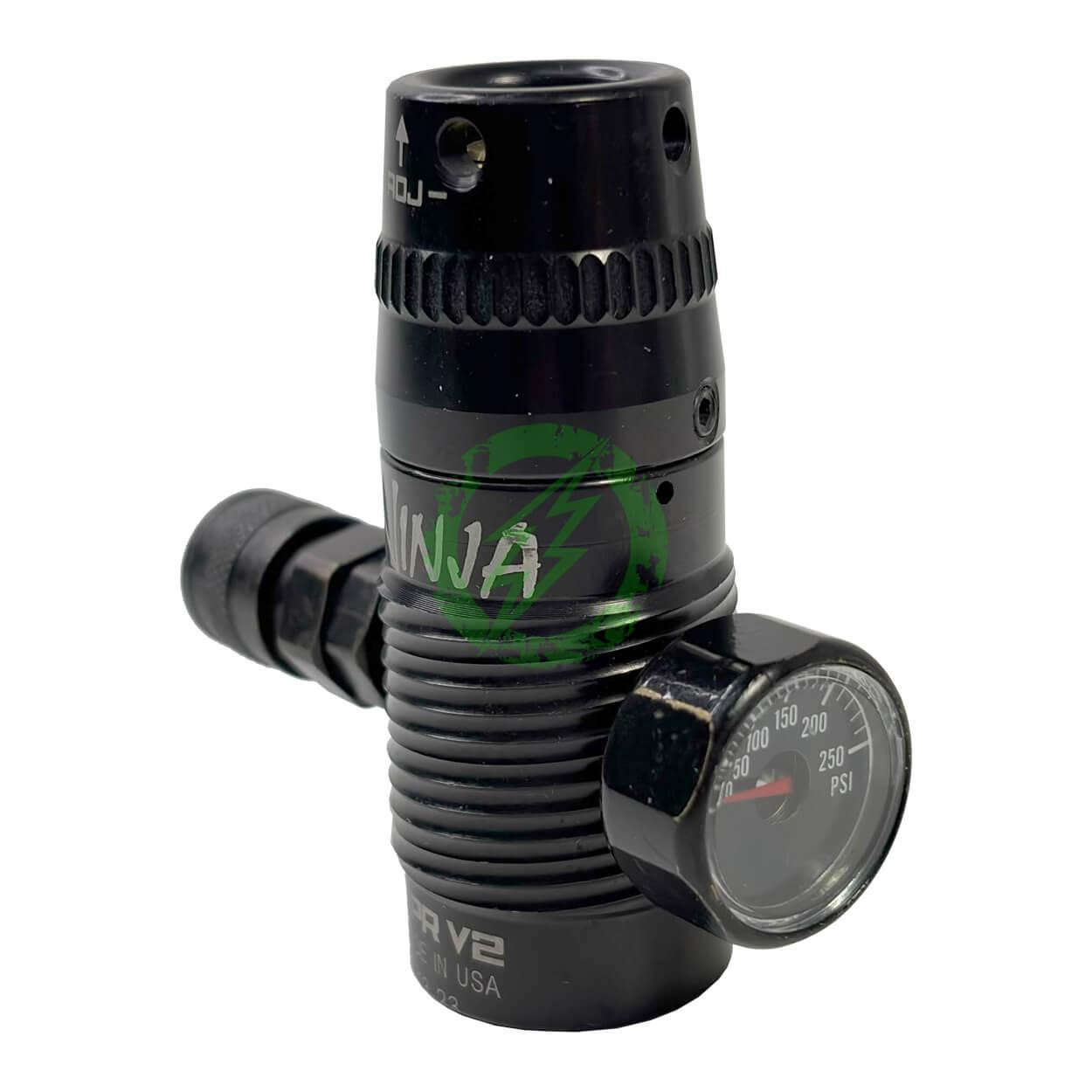 Ninja Paintball Open Box Ninja Low Pressure Regulator w/ Gauge and QD | V2 