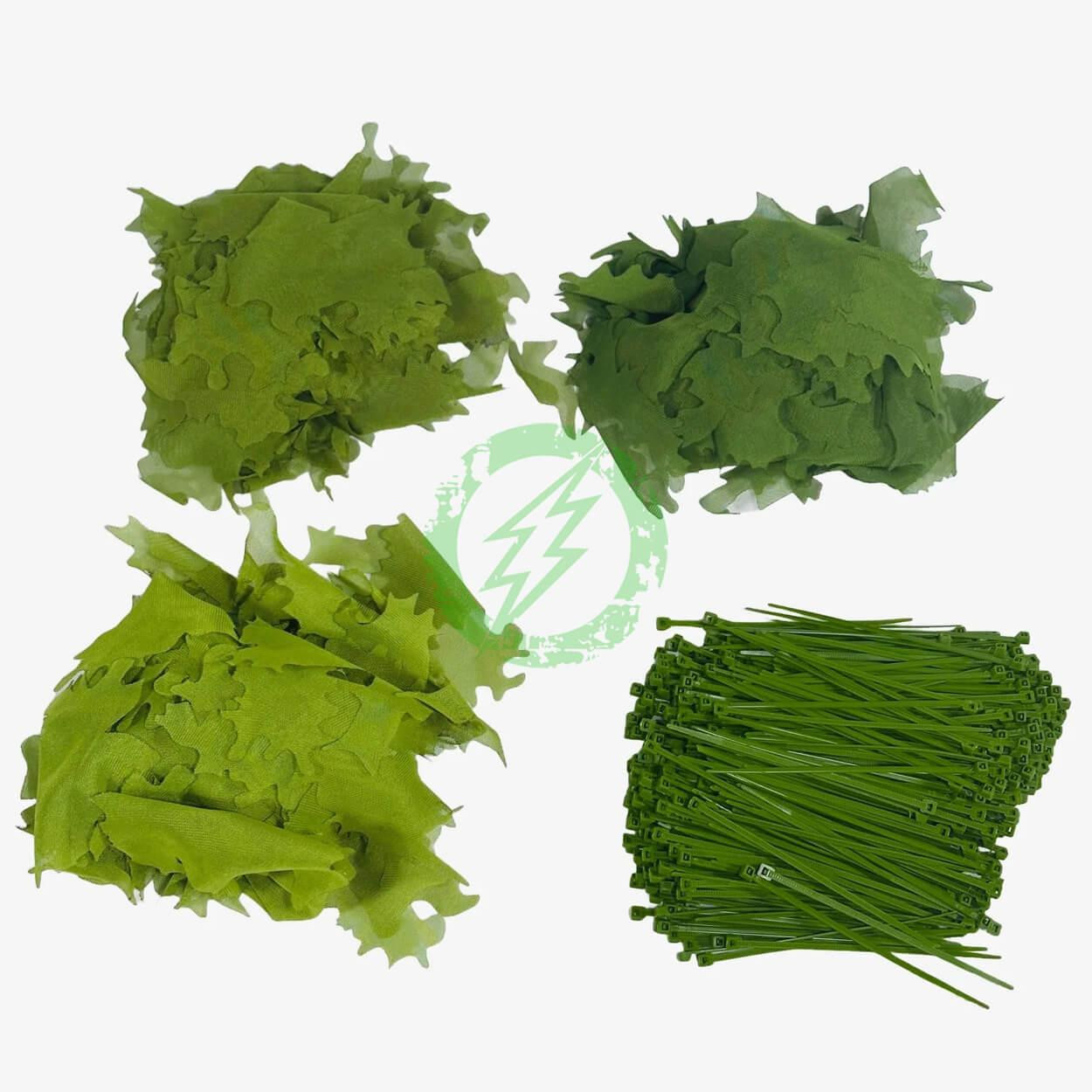  Kicking Mustang Adaptive Ghillie Mesh Leafs | 100G Pack | AGM 