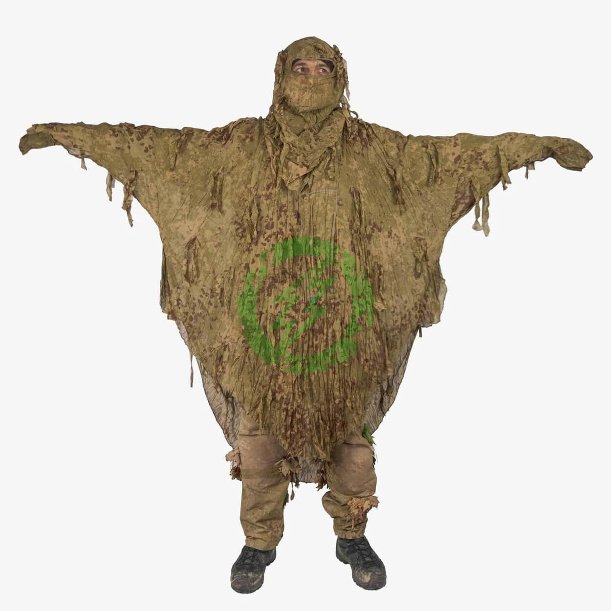  Kicking Mustang KMCS Ultra-Lite Ghillie Suit | Brown, Green, Multi-Terrain 