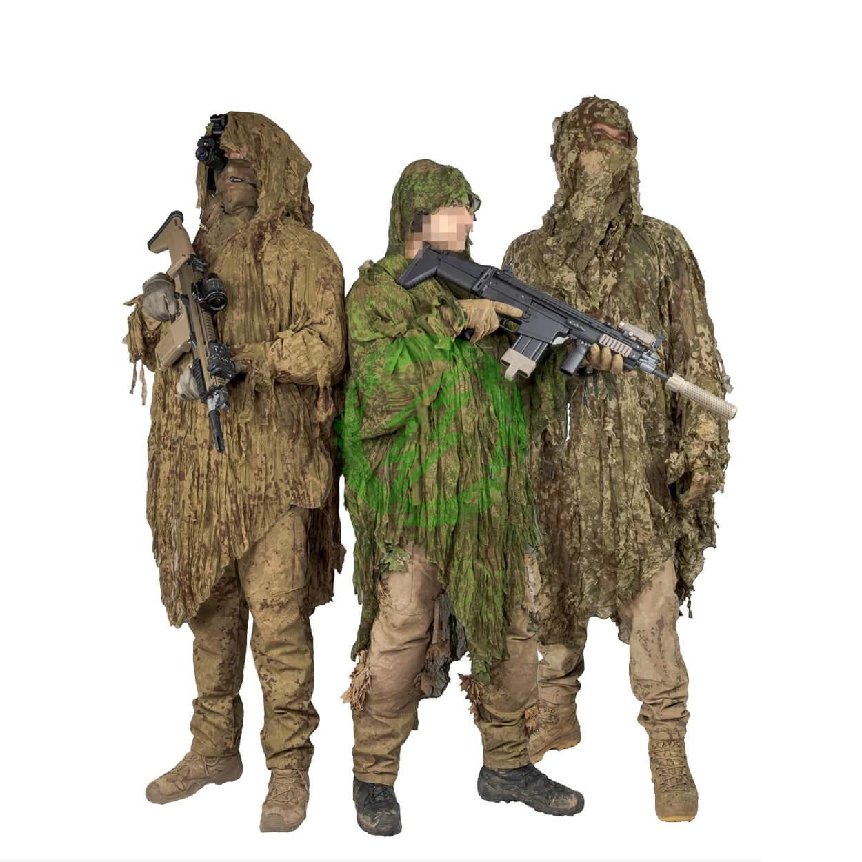  Kicking Mustang KMCS Ultra-Lite Ghillie Suit | Brown, Green, Multi-Terrain 