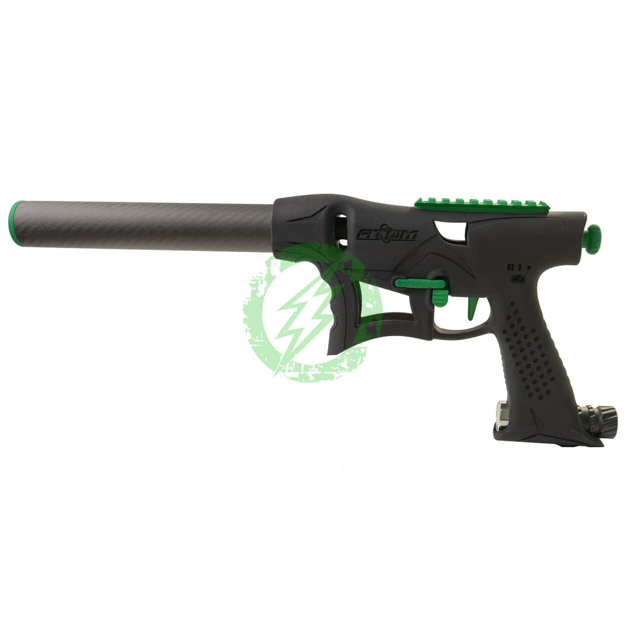 Open Box ProteK ATOM Speedsoft Marker Matte Green | Long Barrel