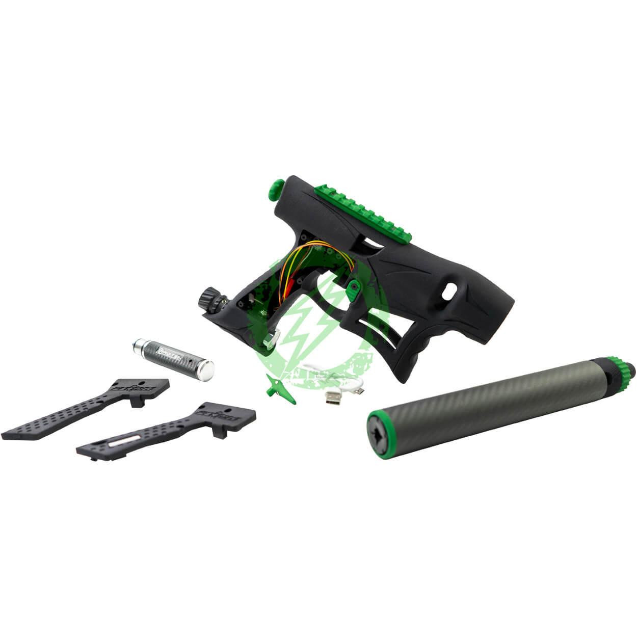 ProTek Open Box ProteK ATOM Speedsoft Marker Matte Green | Long Barrel 