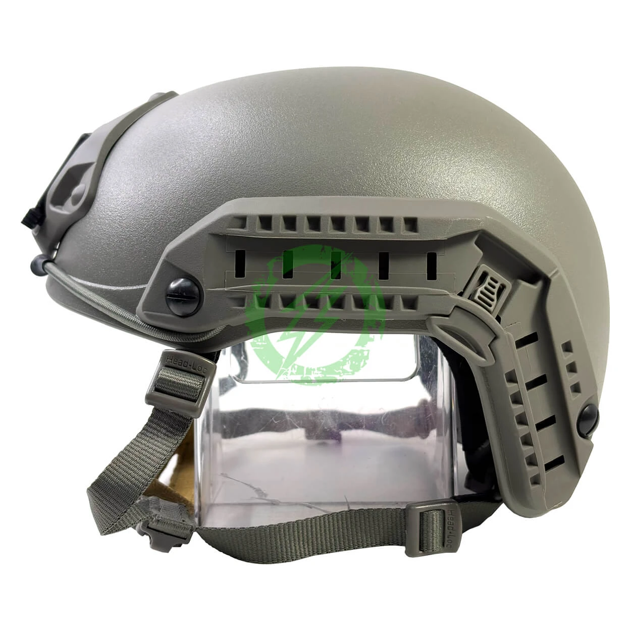  Air Raid High Cut Helmet Deluxe with Rear Dial Adjuster 