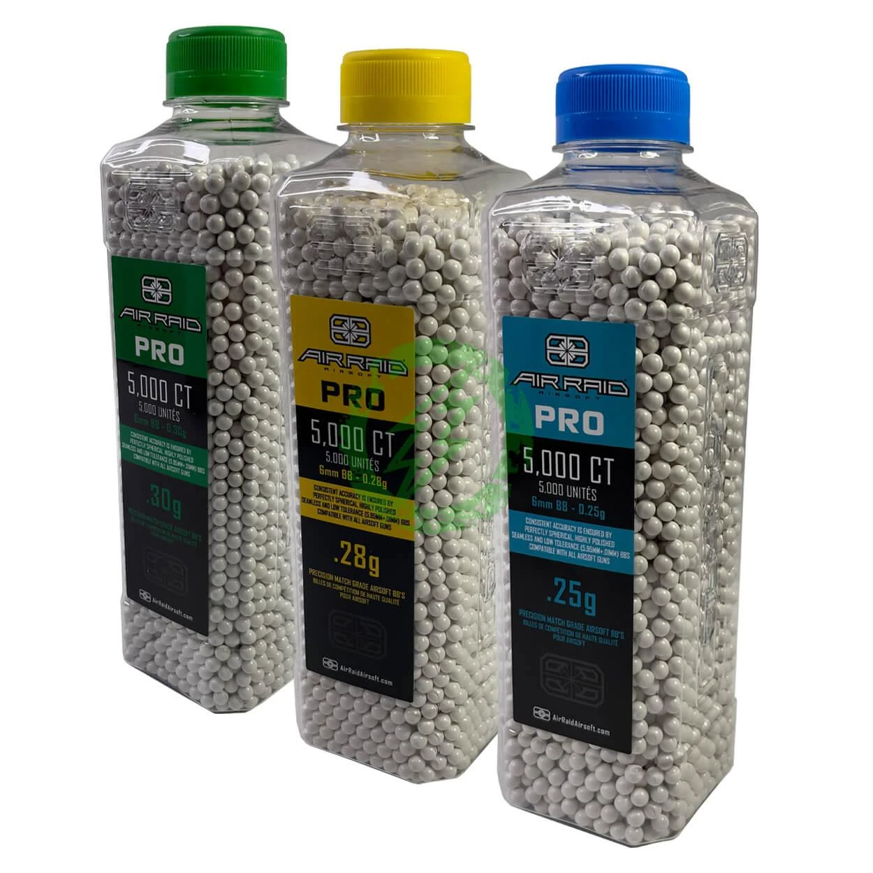  Air Raid 6mm PRO 0.25g - 0.30g BB Bottle | 5,000ct 