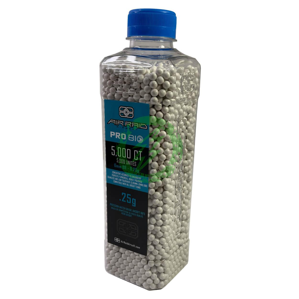  Air Raid 6mm PRO BIO 0.25g - 0.30g BB Bottle | 5,000ct 