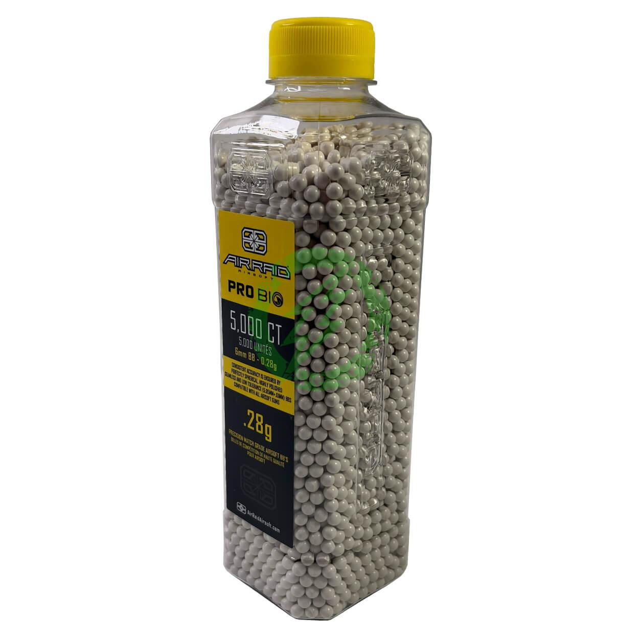  Air Raid 6mm PRO BIO 0.25g - 0.30g BB Bottle | 5,000ct 