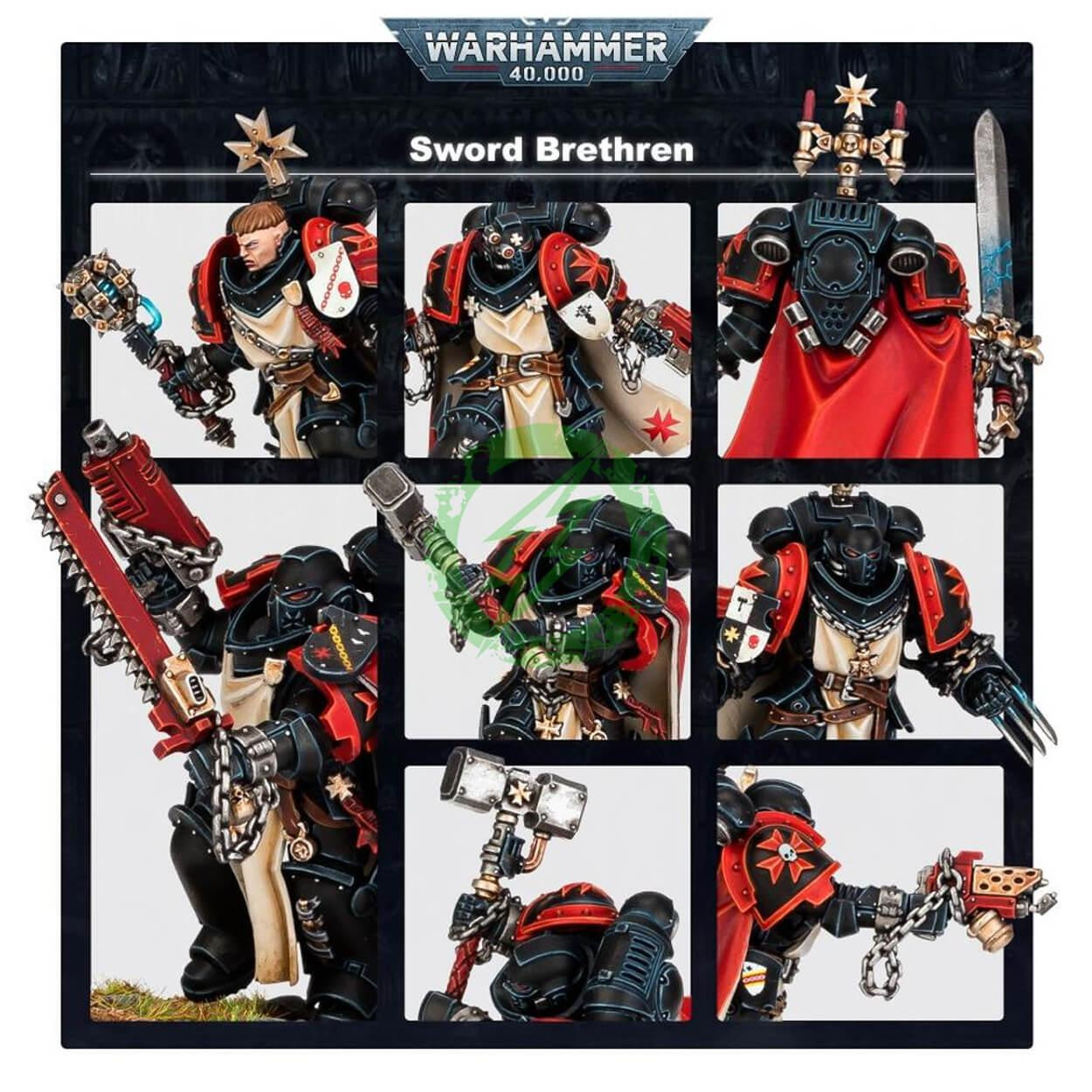  Games Workshop Warhammer 40k Black Templars: Sword Brethren 
