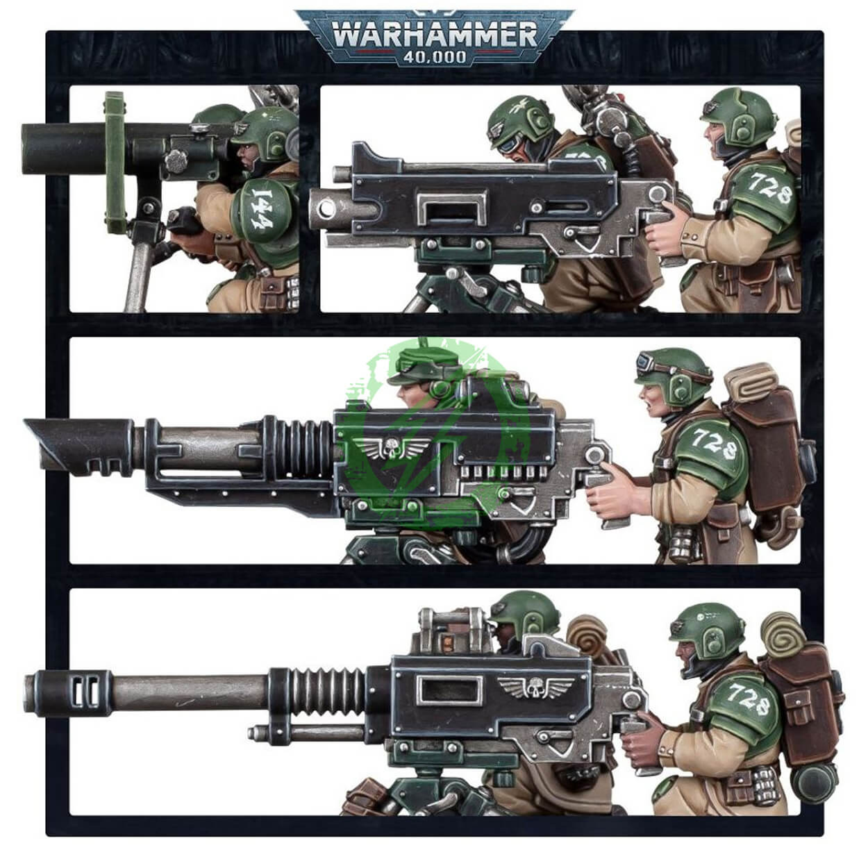  Games Workshop Warhammer 40k Astra Militarum: Cadian Heavy Weapons Squad 
