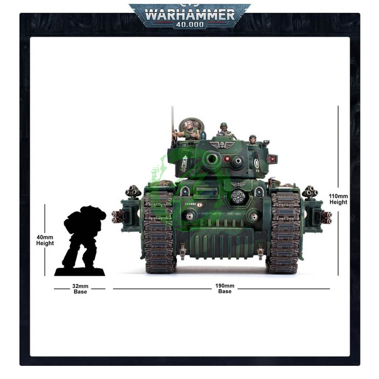  Games Workshop Warhammer 40k Astra Militarum: Rogal Dorn Battle Tank 