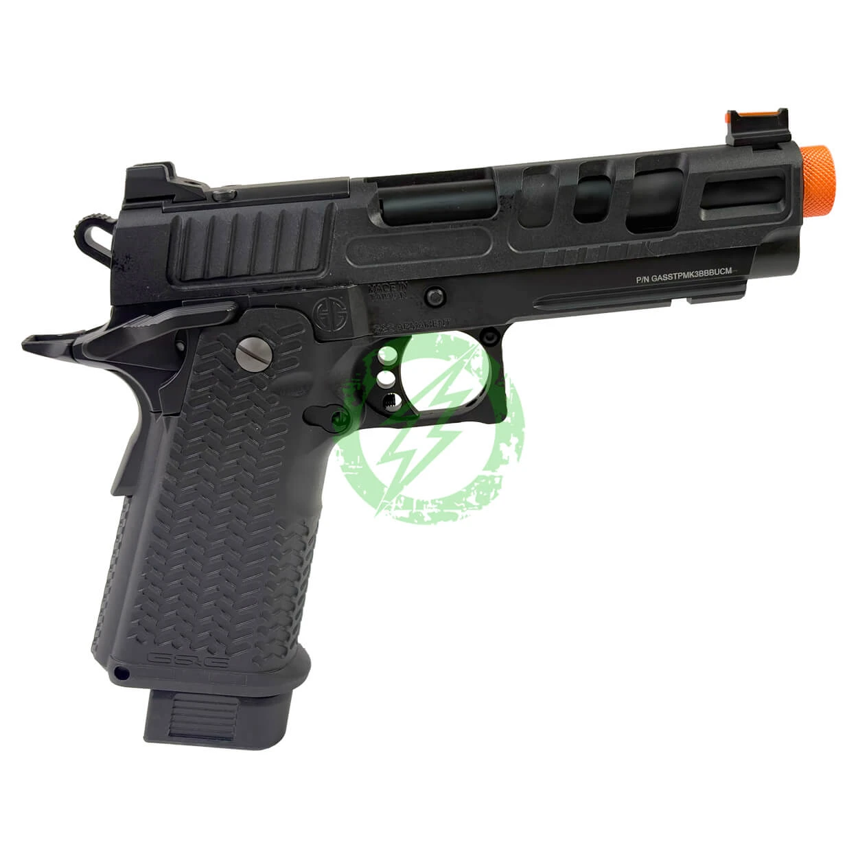 G&G STP45 MK3 Airsoft Pistol | Black | Green Gas Powered
