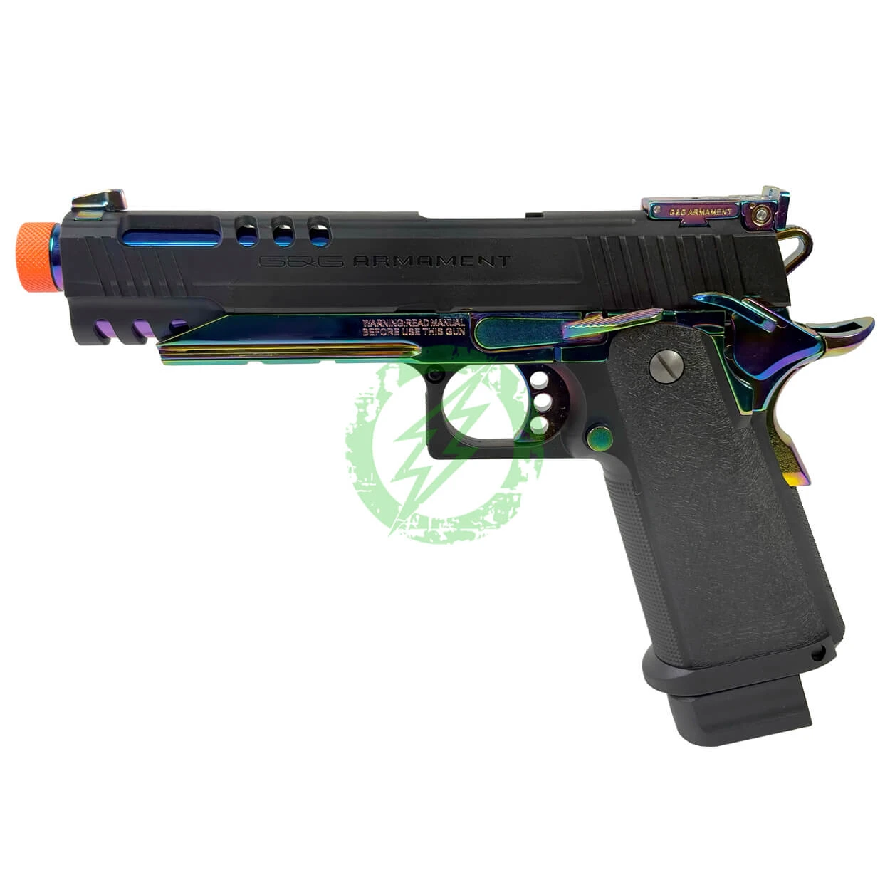 G&G GPM1911 CP Rainbow Airsoft Pistol | Rainbow | CO2
