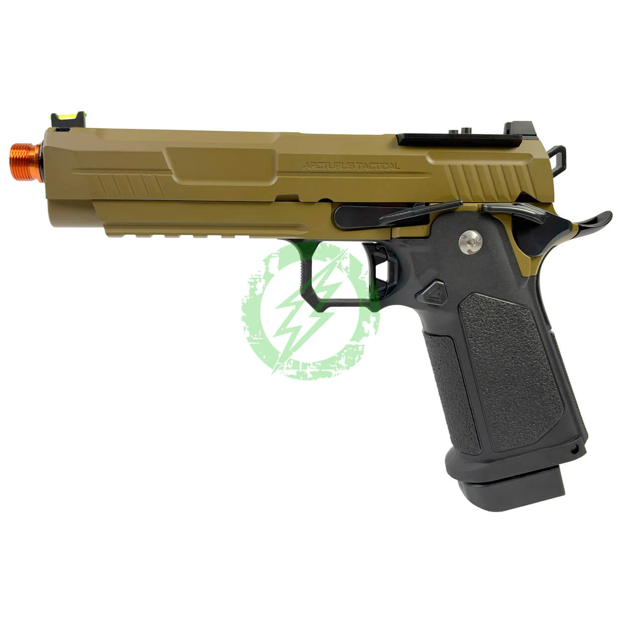 Arcturus Vanguard 5.1" Hi-Capa GBB | ARS-1 Red Dot Combo | Black & Tan