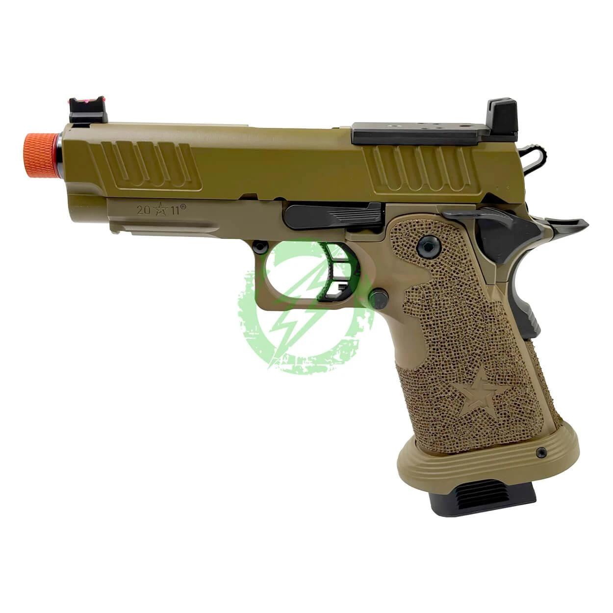 6mmProShop Staccato Licensed C2 Compact 2011 Gas Blowback T8 | Green Gas