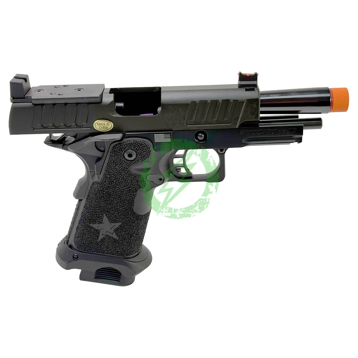 6mmProShop Staccato Licensed C2 Compact 2011 Gas Blowback T8 | Green Gas