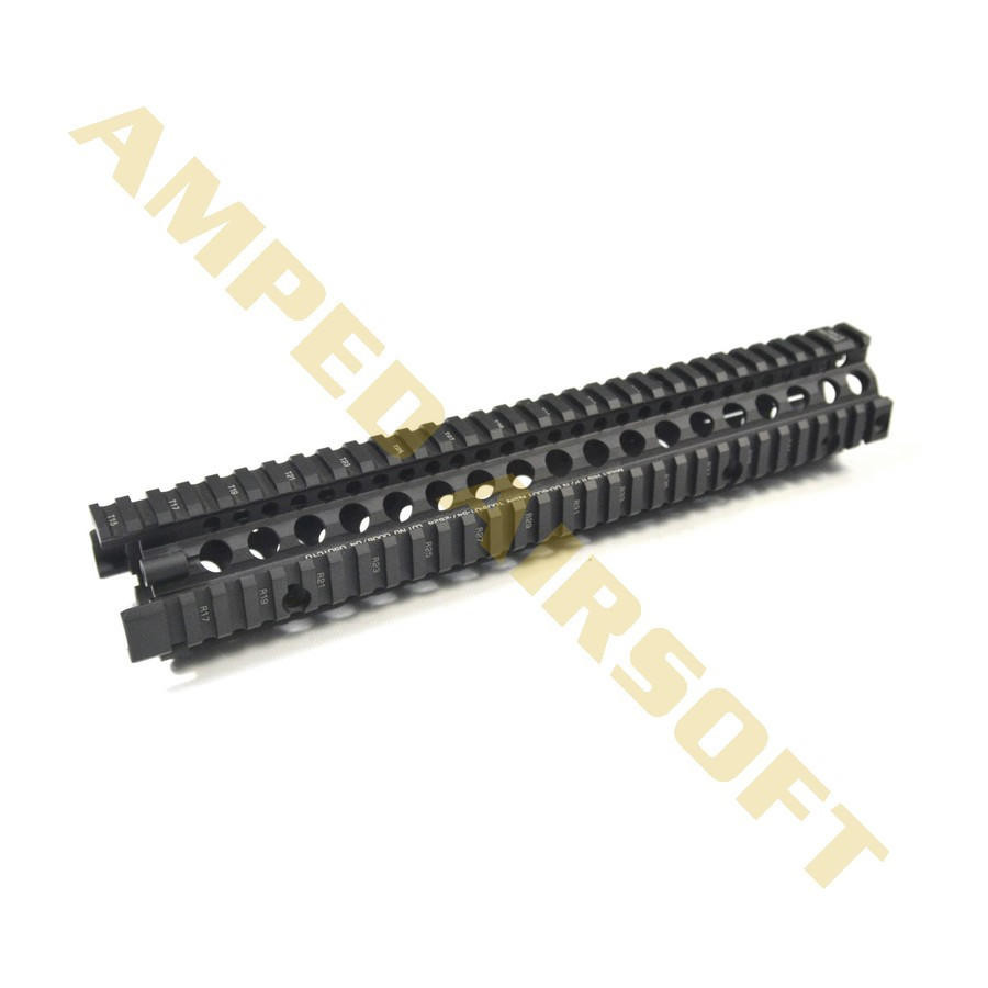 Madbull Airsoft Madbull CNC Black Daniels Defense 12" SOPMOD RIS Rail System 