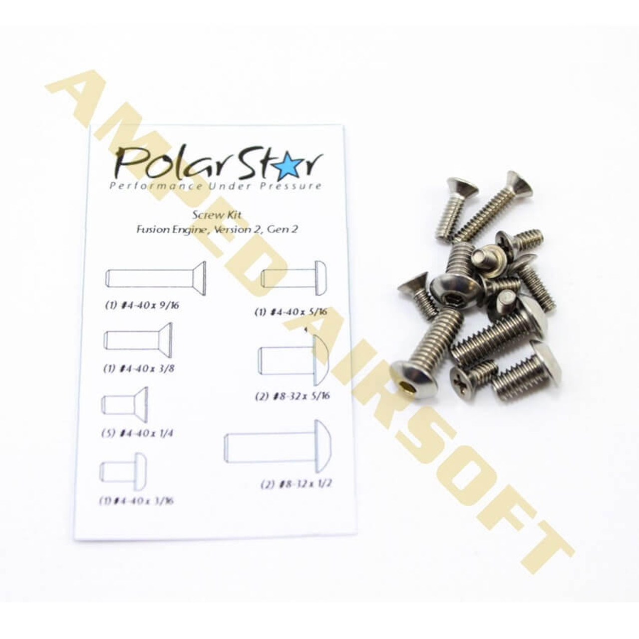 PolarStar Airsoft PolarStar Fusion Engine Screws V2 GEN 2 | Screw Sets 