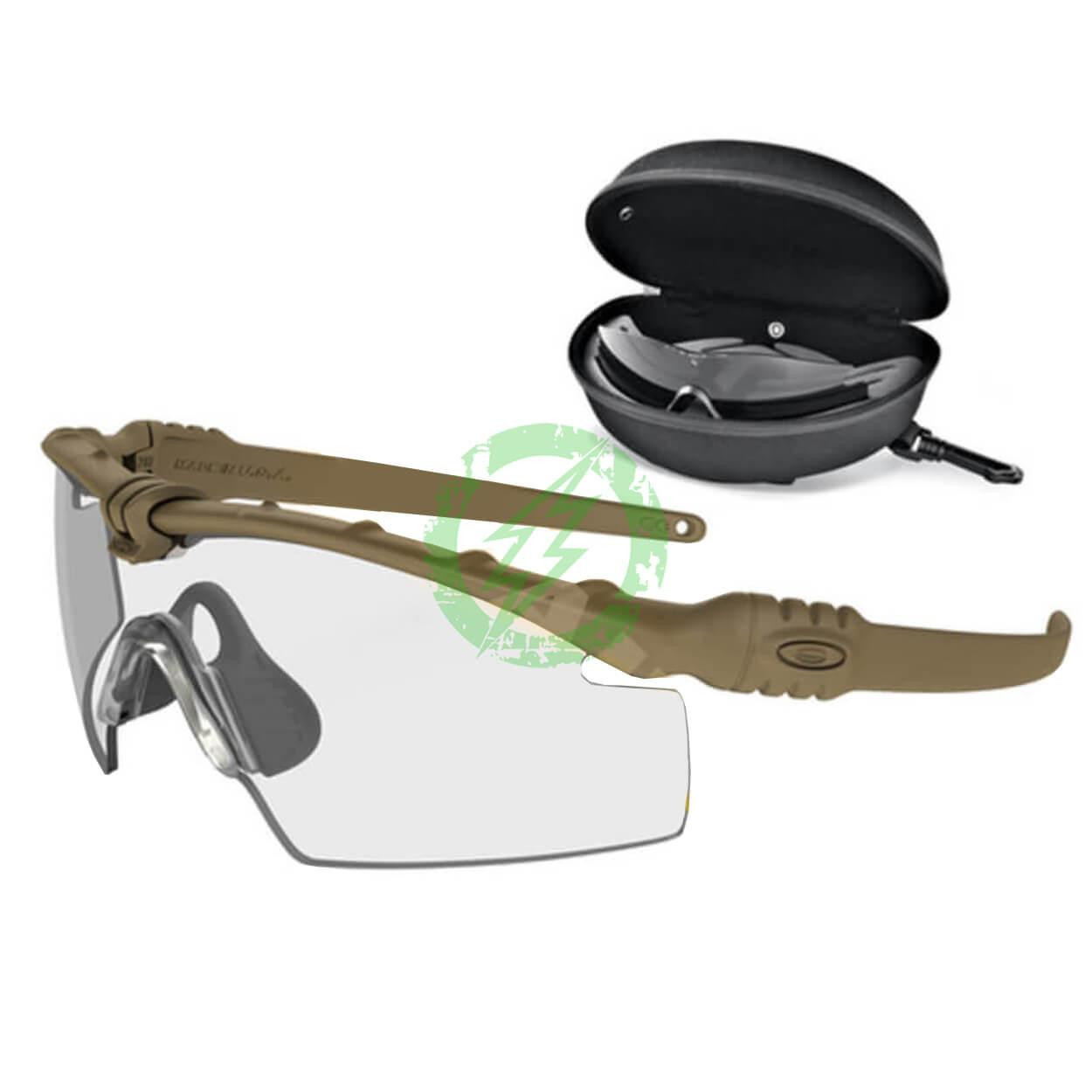  Oakley - SI Ballistic M Frame 3.0 - Dark Bone Frame w/ Array Clear & Grey Lens 