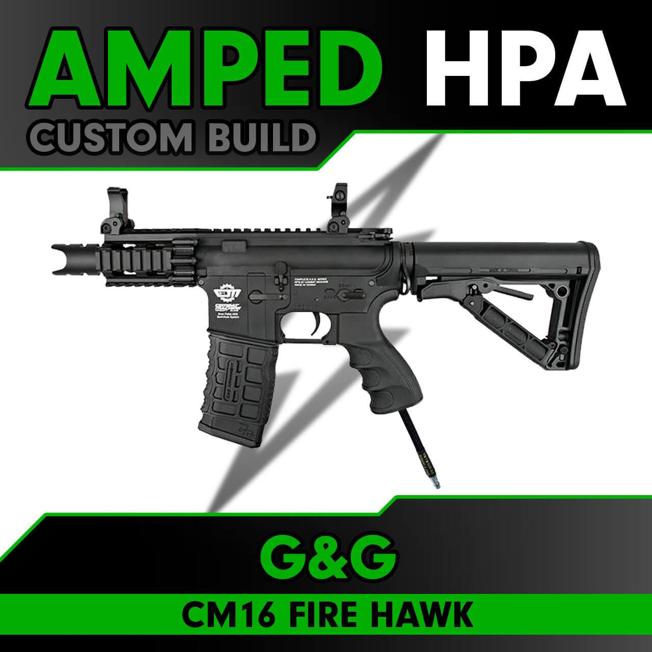 Amped Custom HPA Build G&G Combat Machine Fire Hawk AEG