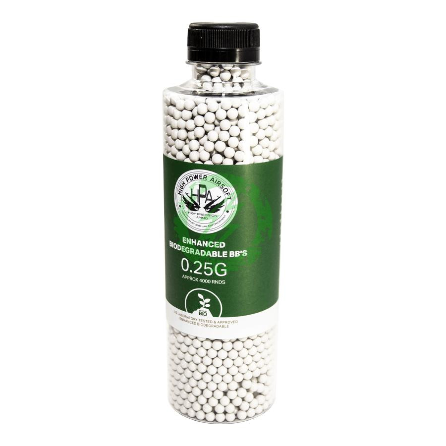 High Power Airsoft 0.25g White Bio BBs | 4000 Rd Airsoft BB