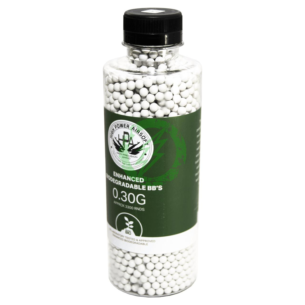 High Power Airsoft 0.30g White Bio BB 3300rd