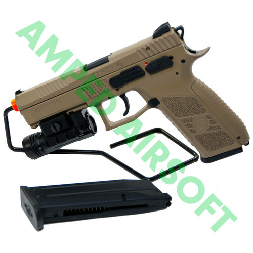 Amped Bundles Amped Bundle | FDE ASG CZ P-09 Light & Mag Bundle 