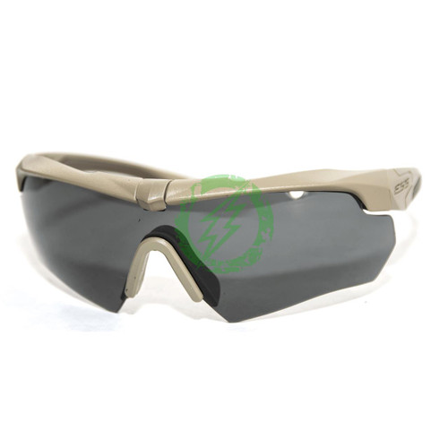  ESS Crossbow Terrain Tan Frame and Smoke Gray Lens 