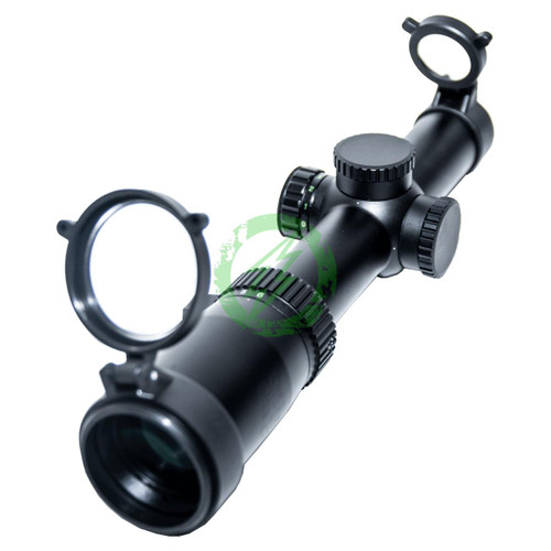  NC Star STR Series 1-6x24 Rifle Scope | 30mm Tube Green / Red Illumination 