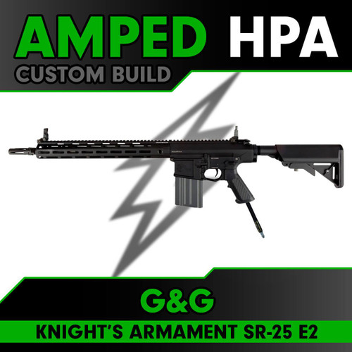 Amped Builds Amped Custom HPA G&G Knight's Armament SR-25 E2 APC Rifle | MLOK 