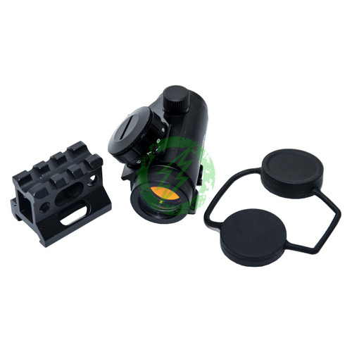  Lancer Tactical 1 x 30 Mini Red Dot Sight w/ Riser 