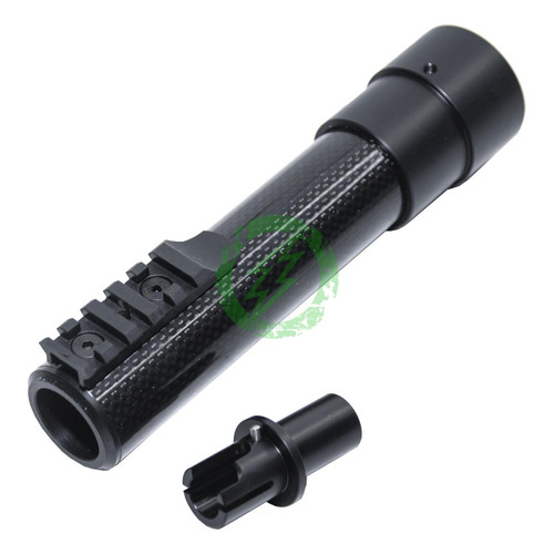 Mac Airsoft MAC Airsoft Carbon Fiber SPEED Cannon Tracer Handguard + Rail On 